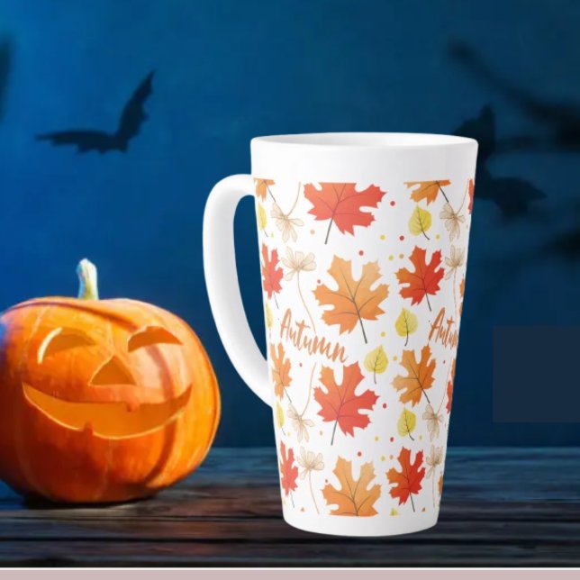 Herbst Herbst-Herbstlaube Milchtasse (Von Creator hochgeladen)