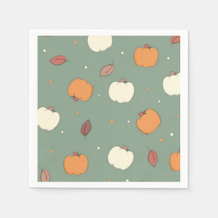 Herbst Herbst Kürbis Serviette