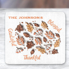 Herbst Herbst lässt Acors 3D Moderner Familienname Schneidebrett