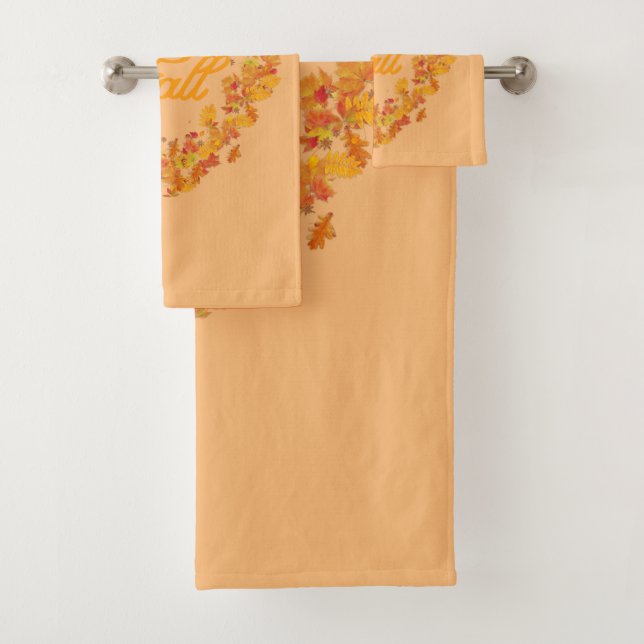 Herbst Herbst Leaves Badetuch Set (Insitu)