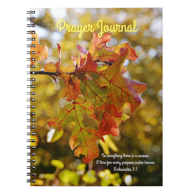 Herbst Herbst Leaves Praetjournal Notizblock (Vorderseite)