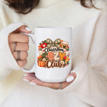 Herbst | Herbst-Lehrer Cozy Klassenzimmer Kaffeeta