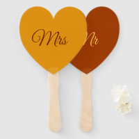 Herbst Herbst Mr. und Mrs. Fans/Paddles Hand Fan