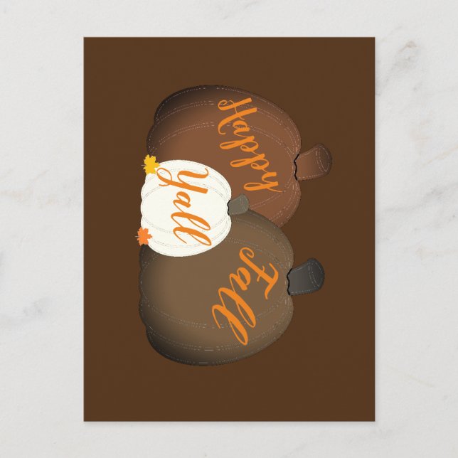 Herbst/Herbst/Pumpkin Postkarte (Vorderseite)