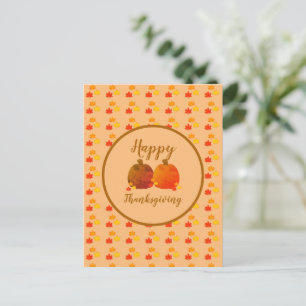 Herbst/Herbst/Pumpkin Postkarte