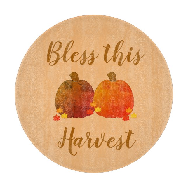 Herbst/Herbst/Pumpkin Schneidebrett (Vorderseite)