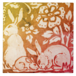 Herbst Herbst Rabbit Gold Kupfer Korallenwald Leaf Fliese