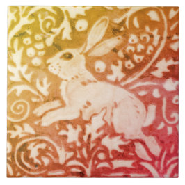 Herbst Herbst Rabbit Gold Kupfer Korallenwald Leaf Fliese