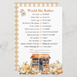 Herbst Herbst sie ist vom Markt weg, würde sie ehe