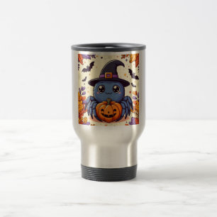 Herbst/Herbst/Spinne/Hexe/Halloween Reisebecher