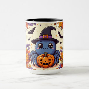 Herbst/Herbst/Spinne/Hexe/Halloween Tasse