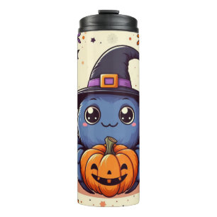 Herbst/Herbst/Spinne/Hexe/Halloween Thermosbecher