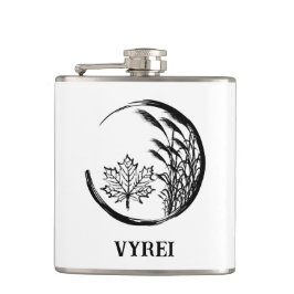 Herbst/Herbst-Wappen Flachmann