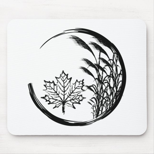 Herbst/Herbst-Wappen Mousepad (Vorne)