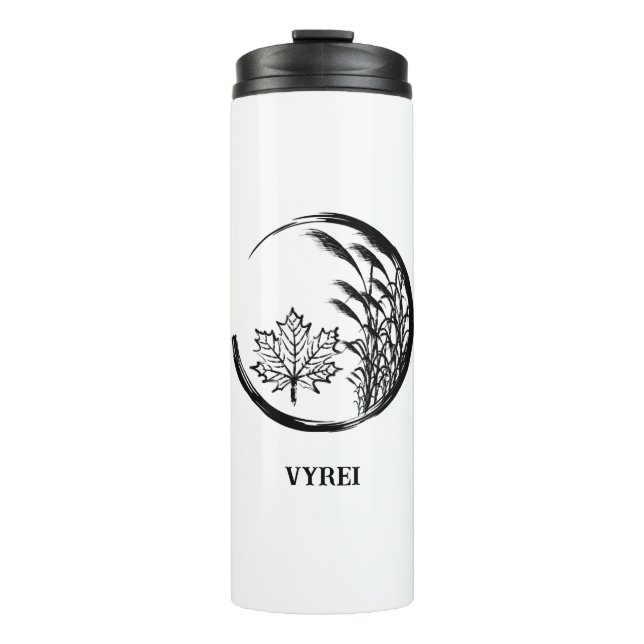 Herbst/Herbst-Wappen Thermosbecher (Vorderseite)