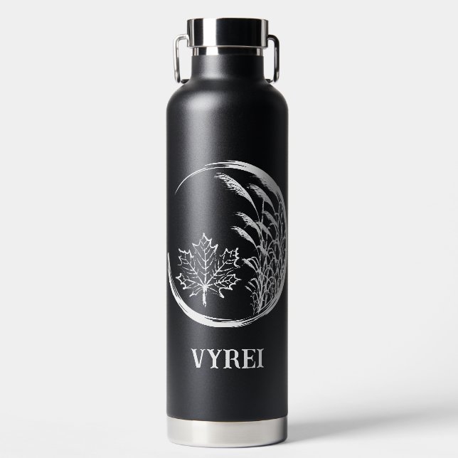 Herbst/Herbst-Wappen Trinkflasche (Vorderseite)