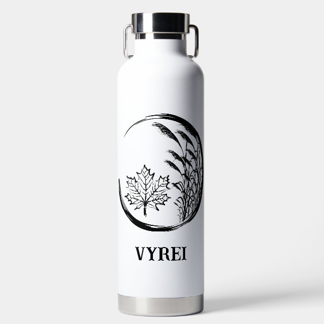 Herbst/Herbst-Wappen Trinkflasche (Vorderseite)