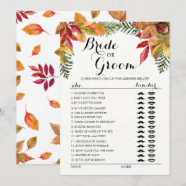Herbst Herbstblüte oder Gärtnerspiel bearbeitbar Einladung