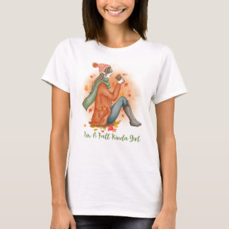 Herbst/Herbstdesign / Ein Fall-Typ-Mädchen T-Shirt