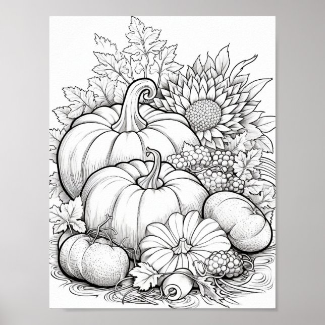 Herbst/Herbstfarben Poster (Vorne)