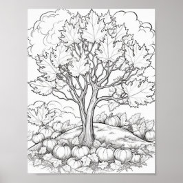 Herbst/Herbstfarben Poster