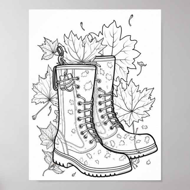 Herbst/Herbstfarben Poster (Vorne)