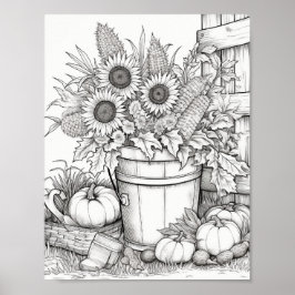 Herbst/Herbstfarben Poster