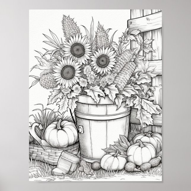 Herbst/Herbstfarben Poster (Vorne)