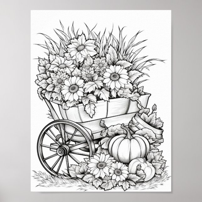 Herbst/Herbstfarben Poster (Vorne)