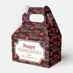 Herbst-Herbstlaub-Erntedank-Geschenkboxen Geschenkschachtel