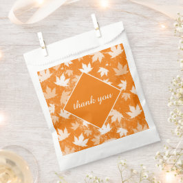 Herbst Herbstlaub Muster Vielen Dank Geschenktütchen