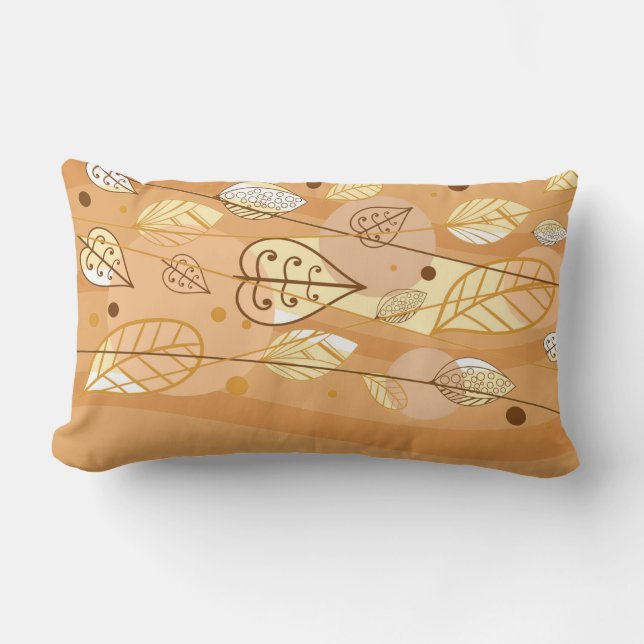 Herbst-Herbstlaube Pillow Lendenkissen (Vorderseite)