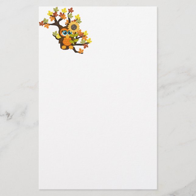 Herbst, Herbstschale mit Sonnenblumen Briefpapier (Vorderseite)
