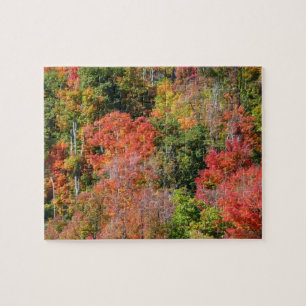 Herbst Hillside farbenfrohe Herbstfotografie Puzzle