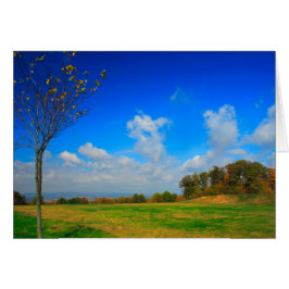 [Herbst-Himmel] blauer Wolken-Fall - irgendeine
