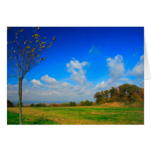[Herbst-Himmel] blauer Wolken-Fall - irgendeine