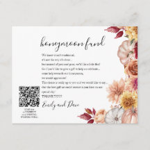 Herbst Honeymoon wünscht QR CODE