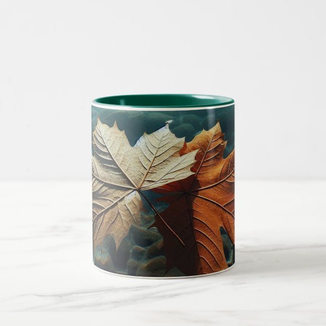 Herbst Hues Zweifarbige Tasse (Mittel)