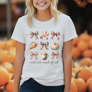 Herbst I Liebe fällt der größte Teil des weibliche Tri-Blend Shirt