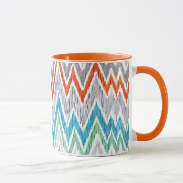 Herbst Ikat Tasse (Rechts)