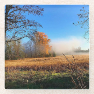 Herbst im Champoeg Staat Park, Oregon Poster Magne Glasuntersetzer