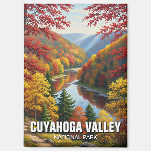 Herbst im Cuyahoga Valley National Park Ohio Magnet