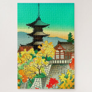 Herbst im Kiyomizu-Tempel in Kyoto-Koyo Puzzle