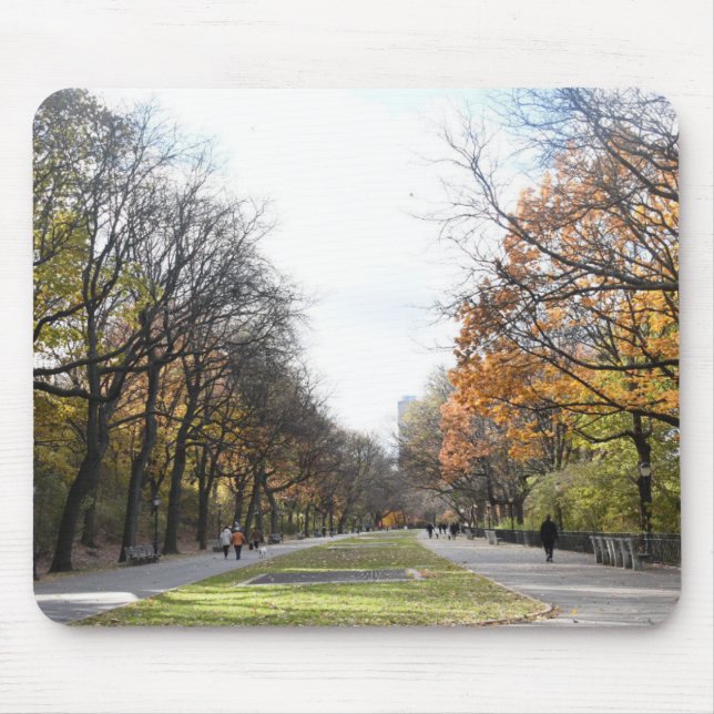 Herbst im New Yorker Riverside Park NYC-Foto Mousepad (Vorne)