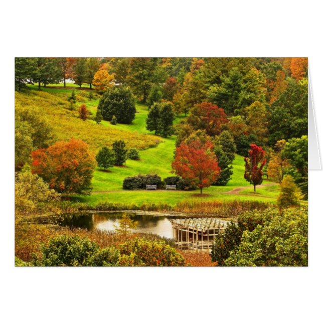 Herbst im Park (Vorderseite (Horizontal))