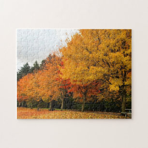 Herbst im Park, Oregon Puzzle