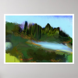 Herbst im Park Poster