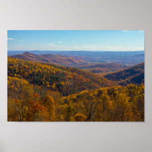 Herbst im Shenandoah-Nationalpark, Virginia Poster