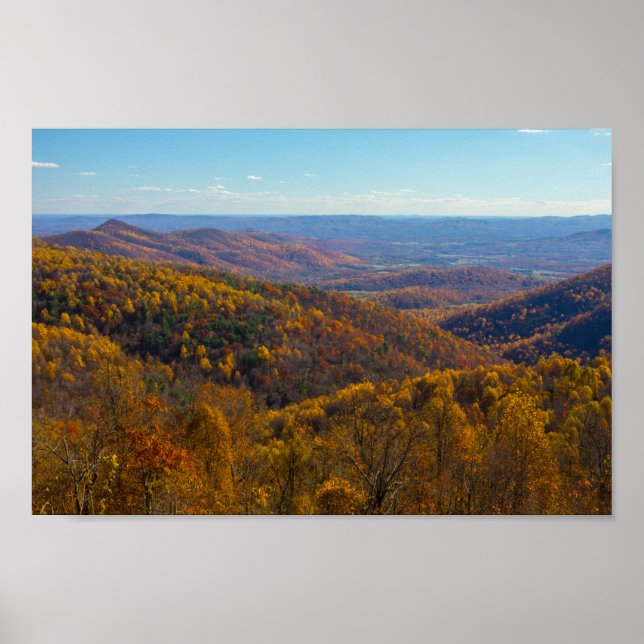 Herbst im Shenandoah-Nationalpark, Virginia Poster (Vorne)