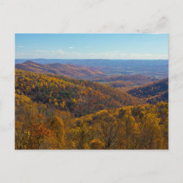 Herbst im Shenandoah-Nationalpark, Virginia Postkarte